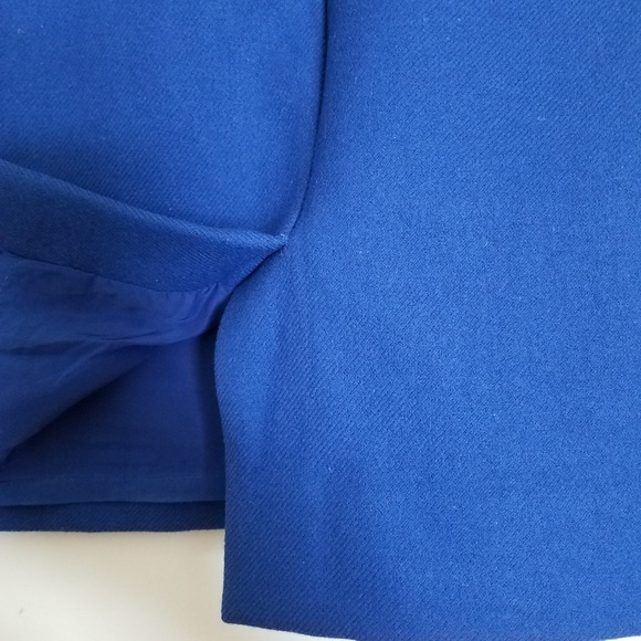 J Crew No. 2 double-serge wool skirt, 00P, Blue - Picture 5 of 8